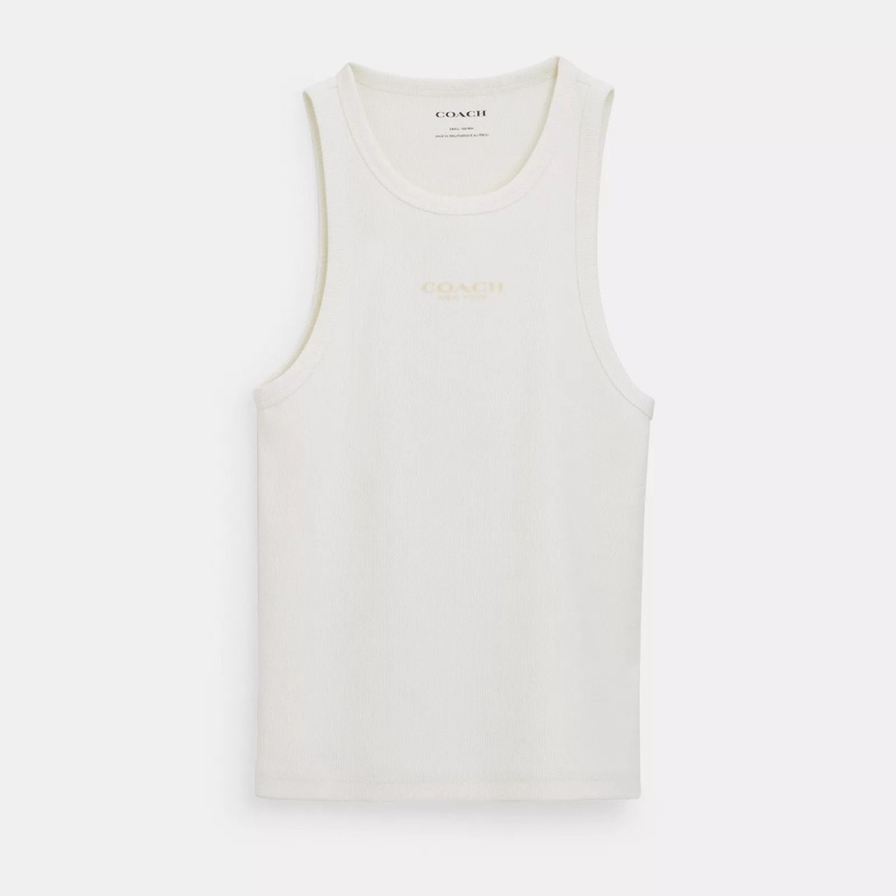 Coach Tank Top in PRISTINE Condition- Discontinued